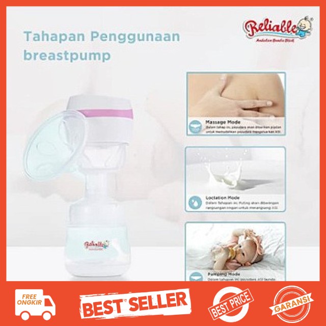 [GARANSI 1 TAHUN] Breastpump Pompa Asi Elektrik Avatar Reliable Rechargeable Garansi