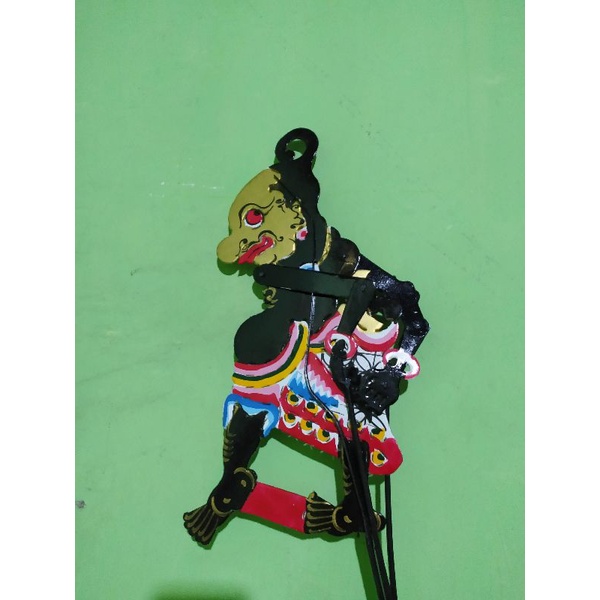 wayang kulit kertas mainan Gareng