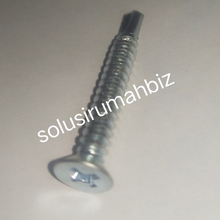 SEKRUP SDS FH 8x32 Skrup Roofing Flat Head Self Drilling Screw 8 X 32