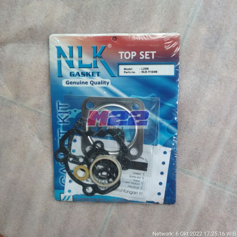 paking packing topset blok mesin kertas bagian depan Yamaha L2SN L2super L2 super