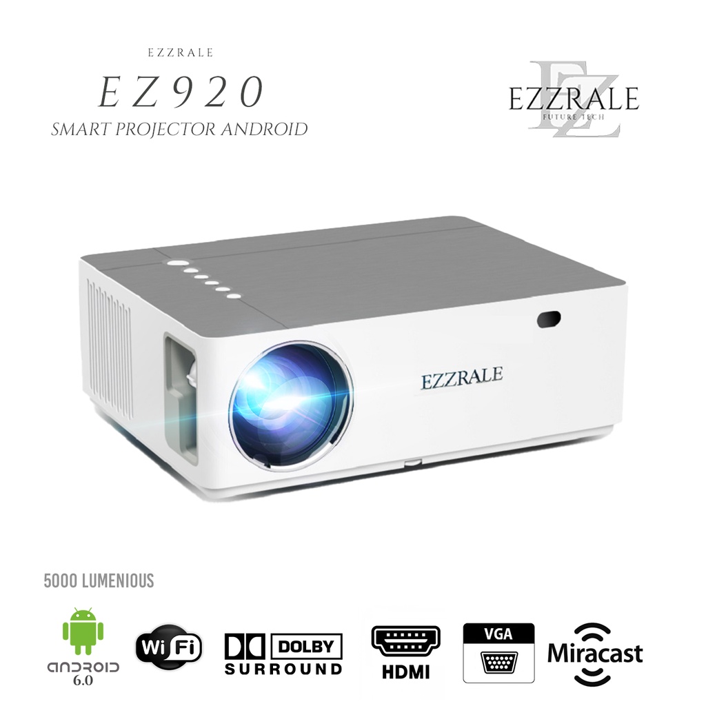Ezzrale Android Projector EZ920 EZZRALE 1080p Garansi resmi