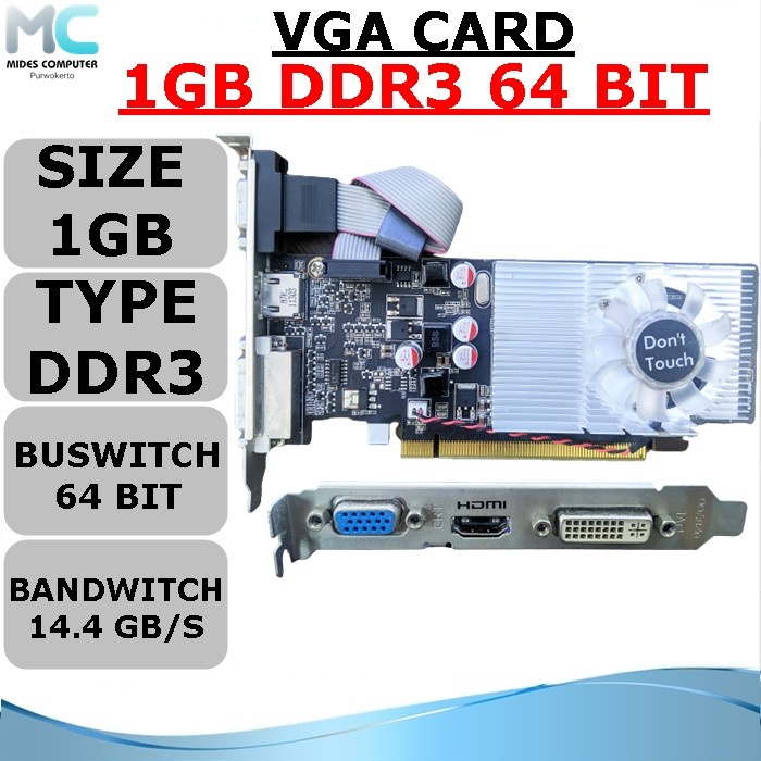 Vga Card 1Gb Ddr3 64bit