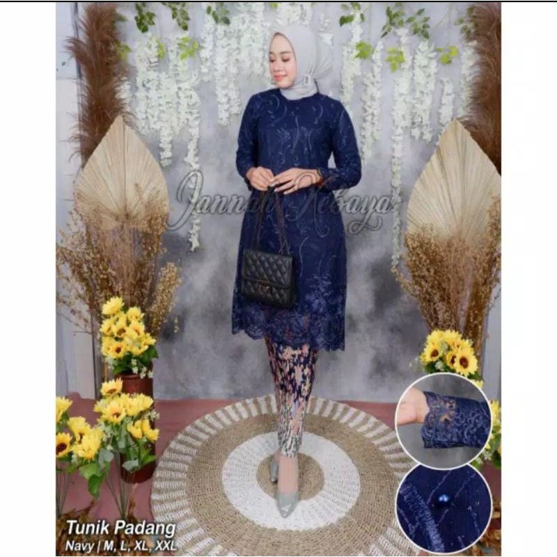 KEBAYA TUNIK TILLE BORDIR / KEBAYA KURUNG / KEBAYA BURKAT / KEBAYA WISUDA / KEBAYA MODERN / KEBAYA MALAYSIA / KEBAYA PEESTA / KEBAYA TUNIK BROKAT-8