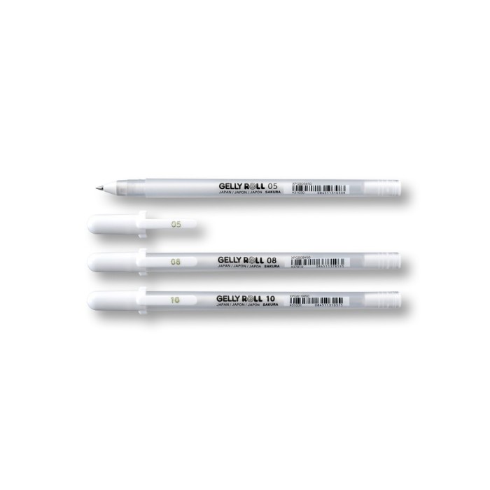 

Pendrawing- Sakura Gelly Roll Classic Bold Point 10 - White -Drawing-Pen.