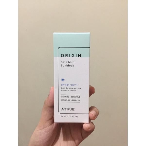 [PRELOVED] ATRUE Origin Safe Mild Sunblock 50ml
