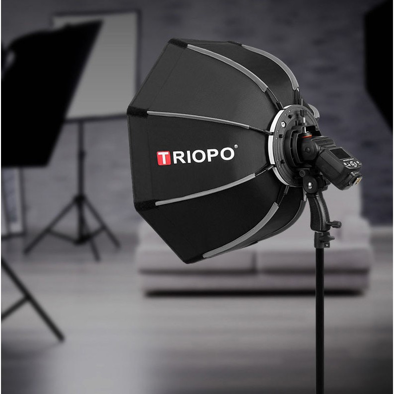 Grab Medan Payung Studio Octagonal Umbrella Softbox Reflektor Flash 90CM TRIOPO KS90 Vlog