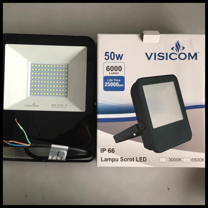 Lampu Flood Light Led 50W 50Watt 50 W Lampu Sorot Visicom Floodlight