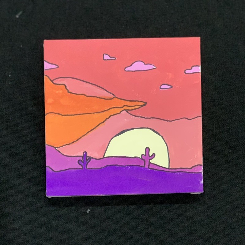 

Lukisan Kanvas 20 x 20cm - Lost in Mars