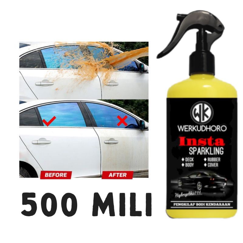 Pengkilap bodi mobil ista sparkling 500 ml bonus plus kain micro david palmer