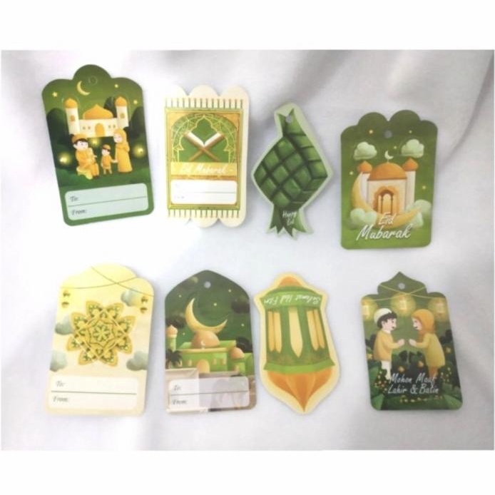 

Hang Tag Lebaran Idul Fitri - Hiasan Box Hampers Souvenir Kado Sale!!!R30F