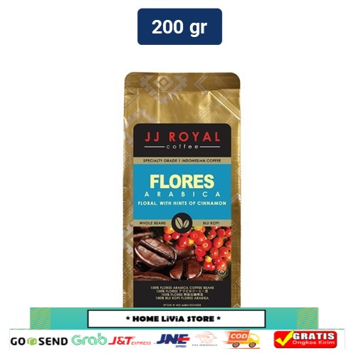 

JJ Royal Coffee Flores Arabica Beans Bag 200gr