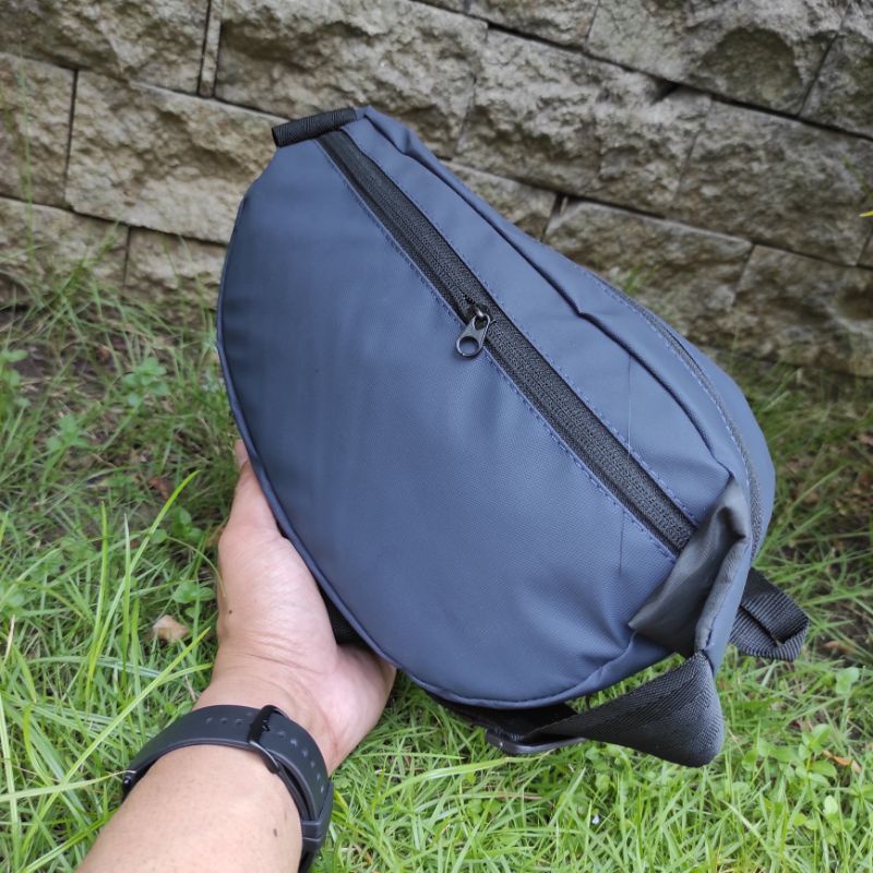 Tas Selempang Pria Original DM | Waist Bag Pria waterproof | Tas Pria Distro Spesiala Model