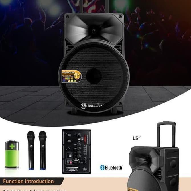 Soundbest Ft 15 Tf 15 Speaker Aktif 15 Inch Portable Saharaksatria