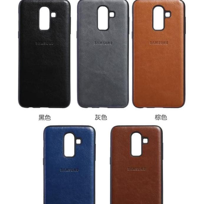 Hardcase Luxury Leather Hard Case Cover Casing Samsung Galaxy M20 Lengkap
