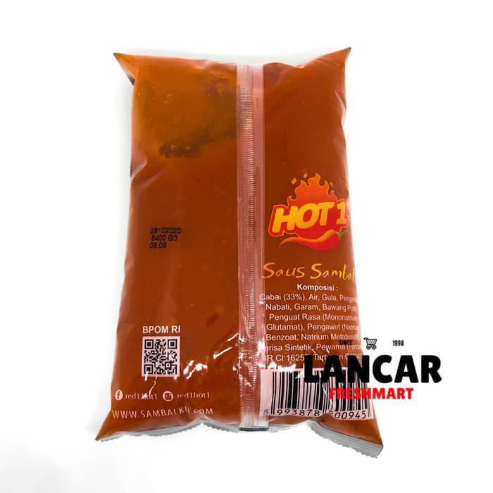 SAUS SAMBAL HOT 1 1KG / HOT 1 SAUS SAMBAL 1KG