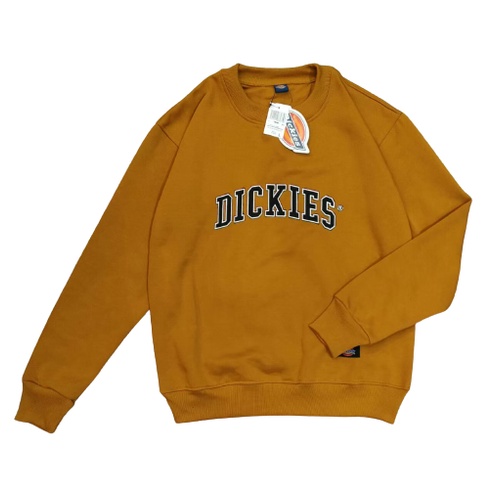 Crewneck Dickies Hijau Army Bordir - Crewneck Sweater Dickies Army Full Tag Label Top Quality
