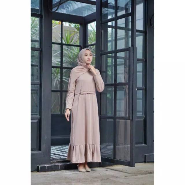 SS.D Ori RU Berly Plit Dress Mocca