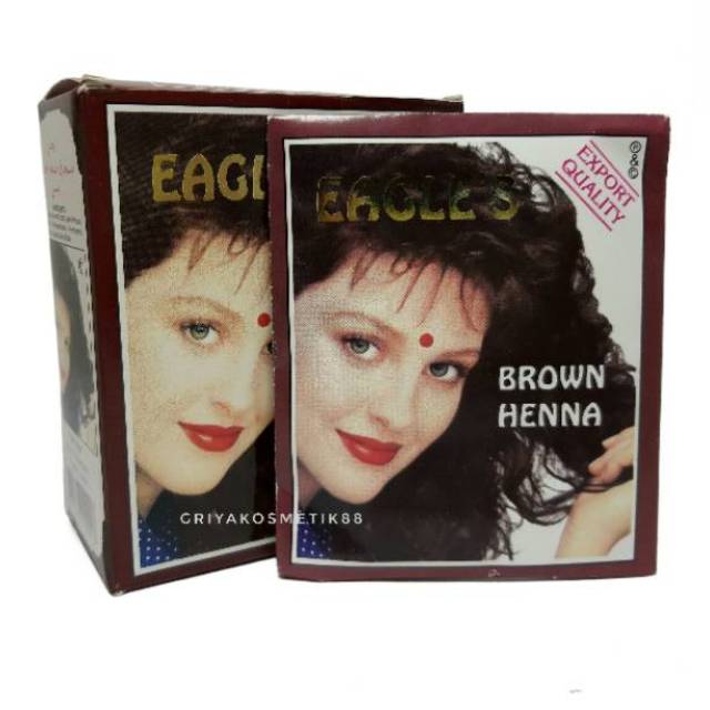 EAGLE'S BROWN HENA SEMIR RAMBUT BPOM ecer