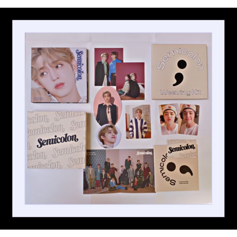 READY STOCK SPECIAL ALBUM SEVENTEEN SEMICOLON FULL SET COVER SCOUPS FRIST PRESS DIGIPACK MECIMA