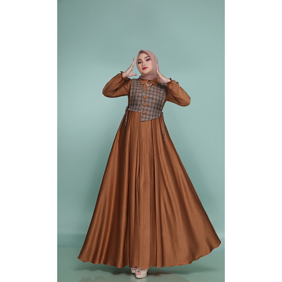 Mariposa Dress Eps 4 Final Edition Byanca by iRna ORI Gamis Syari Kekinian BestSeller Terlaris Termu