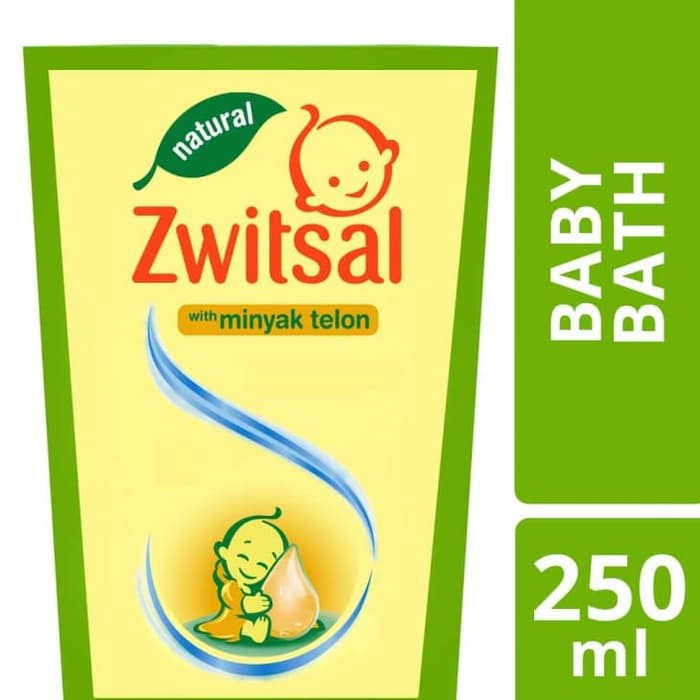 Zwitsal Natural Baby Bath Minyak Telon 250ml 250 ml Refill / Pump 300ml 300 ml