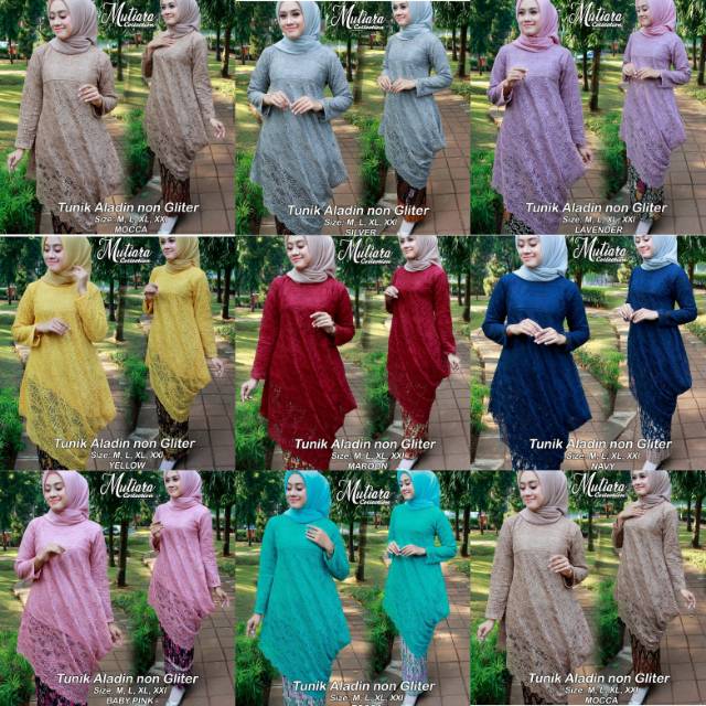 Atasan kebaya brokat peplum sabai /kebaya modren/kebaya nikah/kebaya wisuda