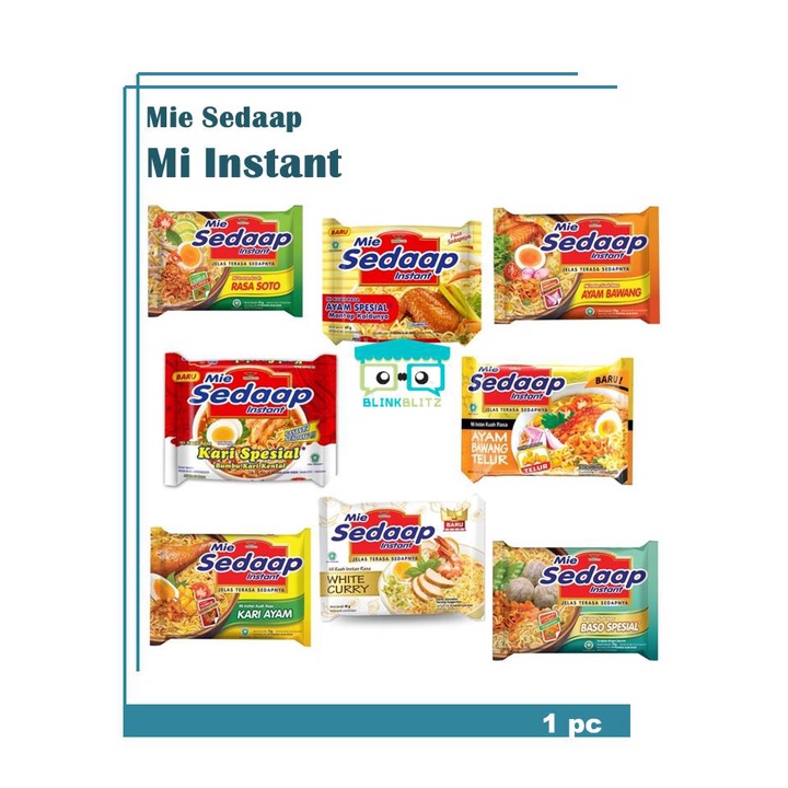 SACHET Mie Sedaap Goreng Kuah Rebus Pedas All Varian Spicy Instant Instan Sedap Korean Buldak