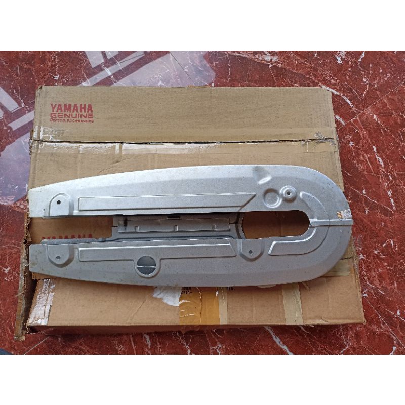 TUTUP RANTAI KATENGKAS YAMAHA ALFA ORIGINAL YGP SILVER LENGKAP DOS