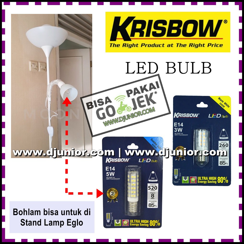 ACE KRISBOW - BOHLAM LAMPU LED BULB UNTUK EGLO