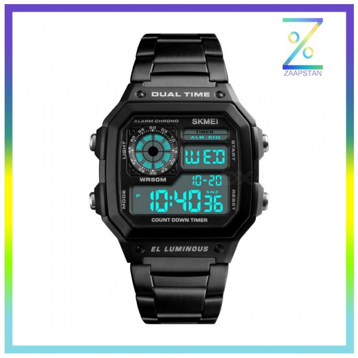 SKMEI Jam Tangan Digital Pria - 1335 - Black