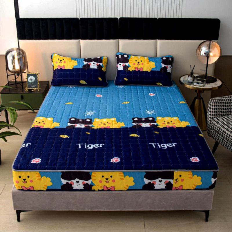 SPREI WATERPROOF 180X200CM &amp; 160X200 Tanpa Sarung Bantal Guling