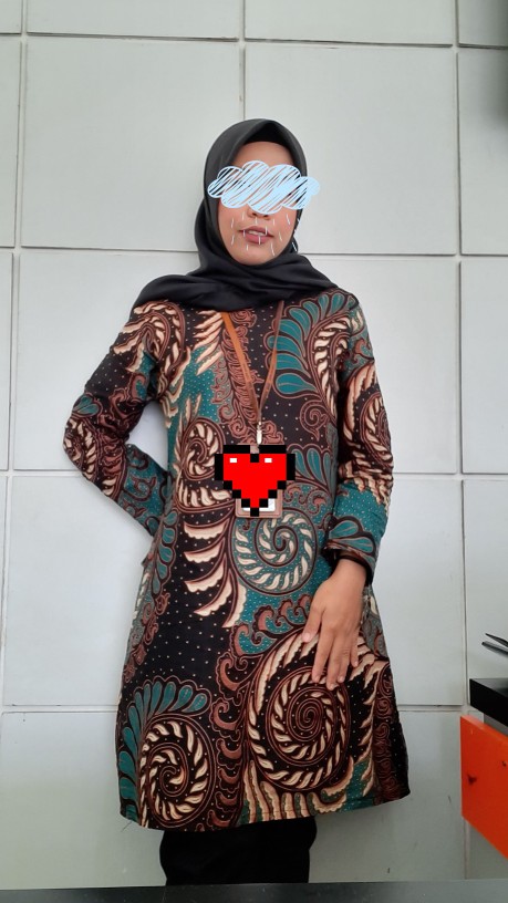 Terlaris Serut Genes Jelita Tunic Navbor Yelbor Whitbor Creambor | Tunik Batik Jumputan S_3l/hrb026