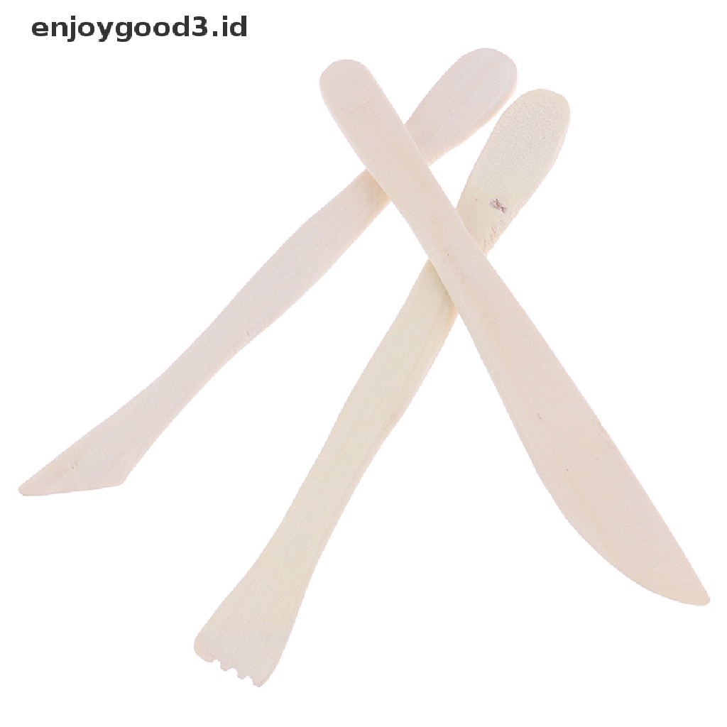 5pcs / Set Alat Ukir Tanah Liat Ukuran 6 Inch Untuk Kerajinan