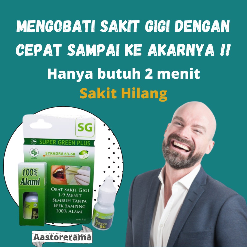 Jual Obat Sakit Gigi Berlubang Herbal Aman Bpom | Shopee Indonesia