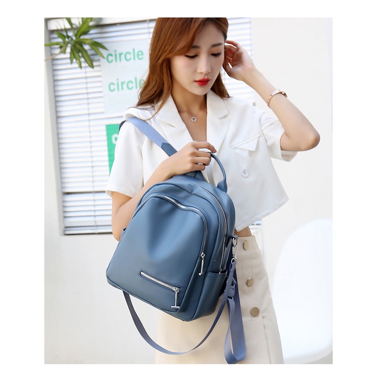 Satu7an T255 Tas Ransel Wanita Fashion Korea Style Kasual Tas Punggung Cewek Backpack Women Kulit PU Import