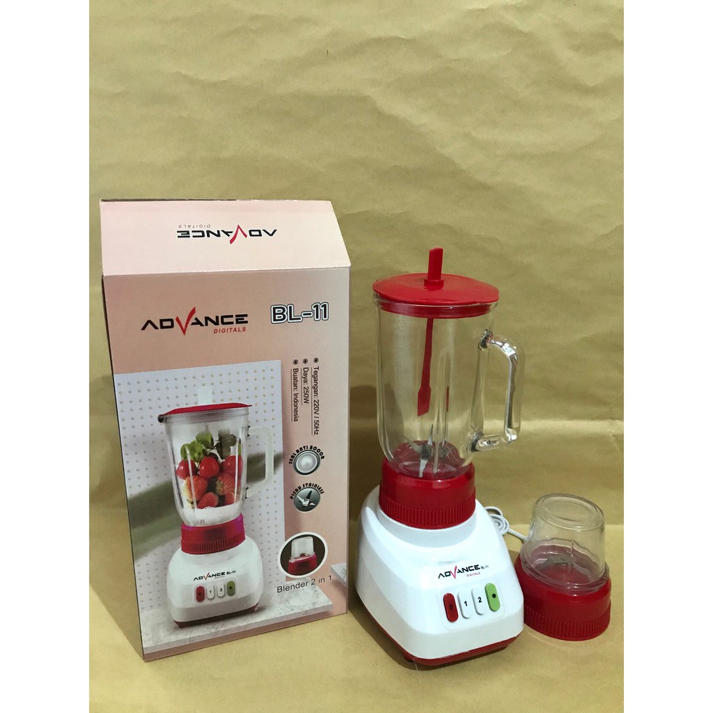 BLENDER KACA ADVANCE BL-11 / BLENDER 2 IN 1 KACA ADVANCE BL -11 original new