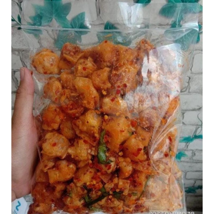

siomay mini kering bumbu bojot