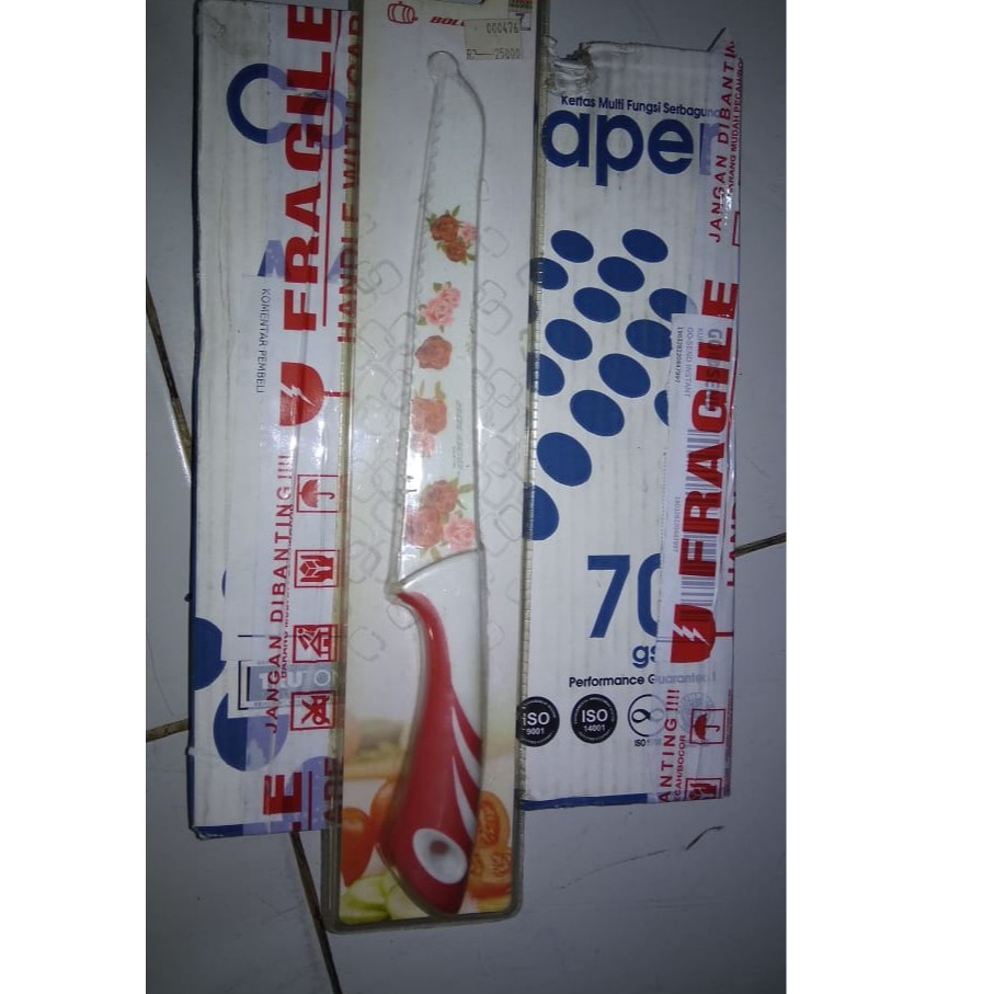 pisau bol oco / pisau keramik / pisau fancy / pisau import tajam murah grosir sale / pisau roti kue