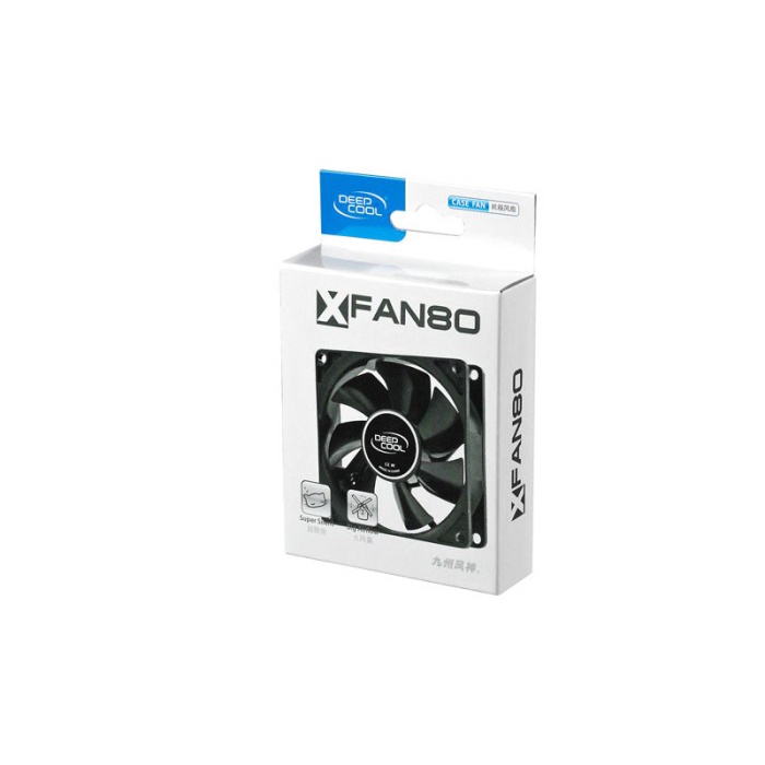 Deepcol Xfan 8CM - Black (Hydro Bearing)