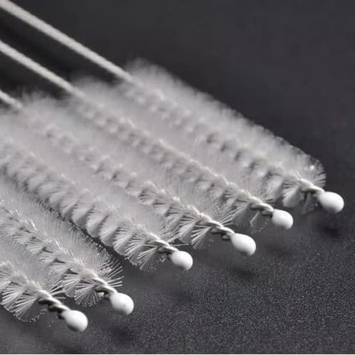 Sikat Sedotan Stainless / Pembersih Sedotan / Stainless Straw Brush