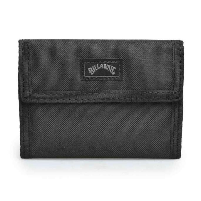 (100% ORIGINAL) Billabong Tribong Lite Stealth Black Dompet Pria Cowok Star Seller Termurah