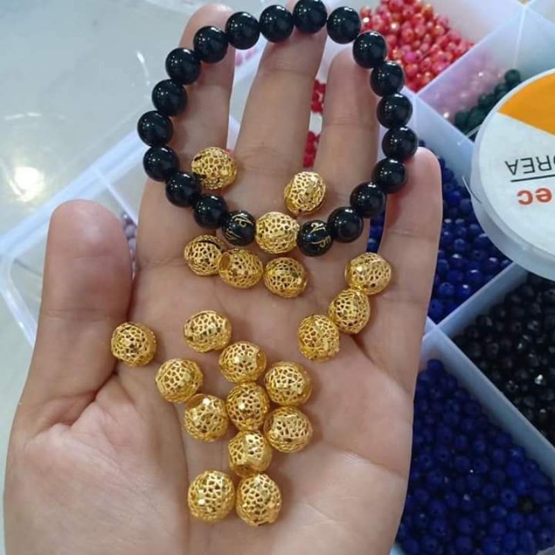 Gelang emas bola kerawang kadar SQ5/500/8K/375