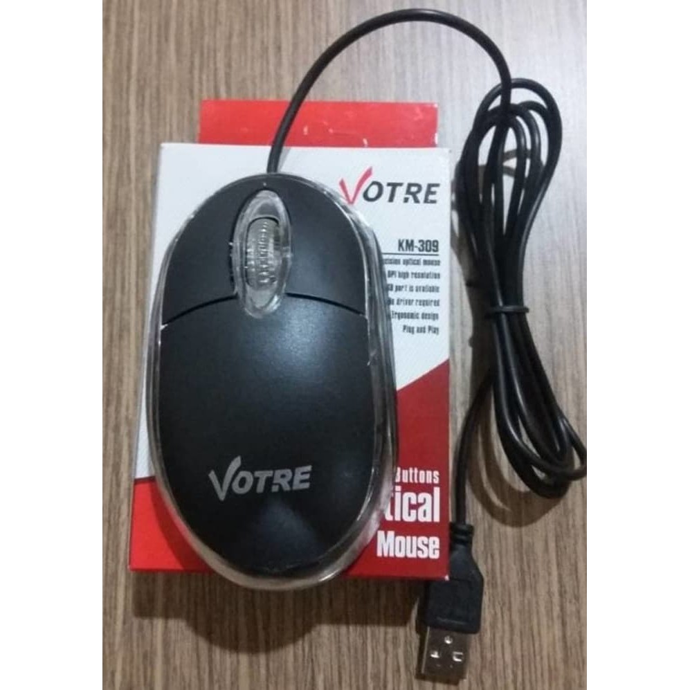 MOUSE USB VOTRE KM309 MOUSE VOTRE KM 309 MOUSE KABEL USB VOTRE
