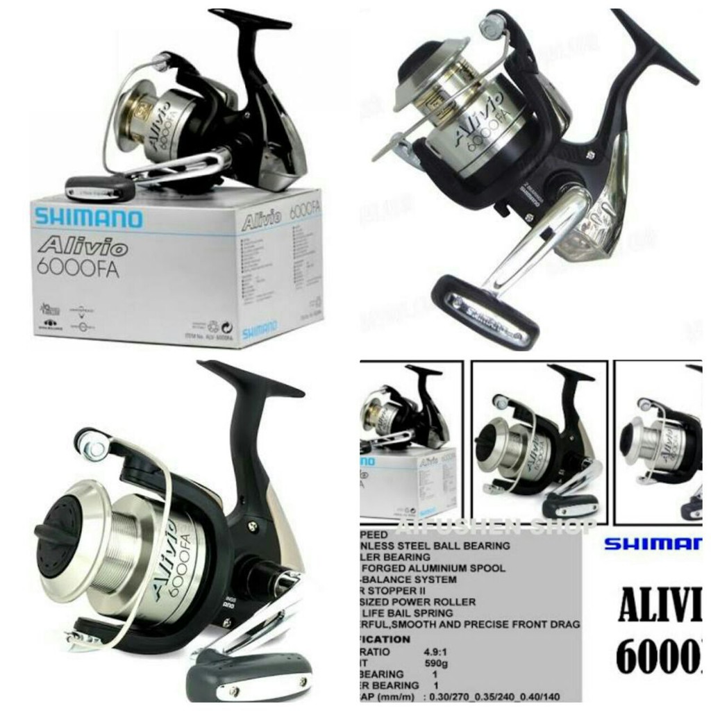 Reel Pancing Shimano Alivio 6000 Fa Shopee Indonesia