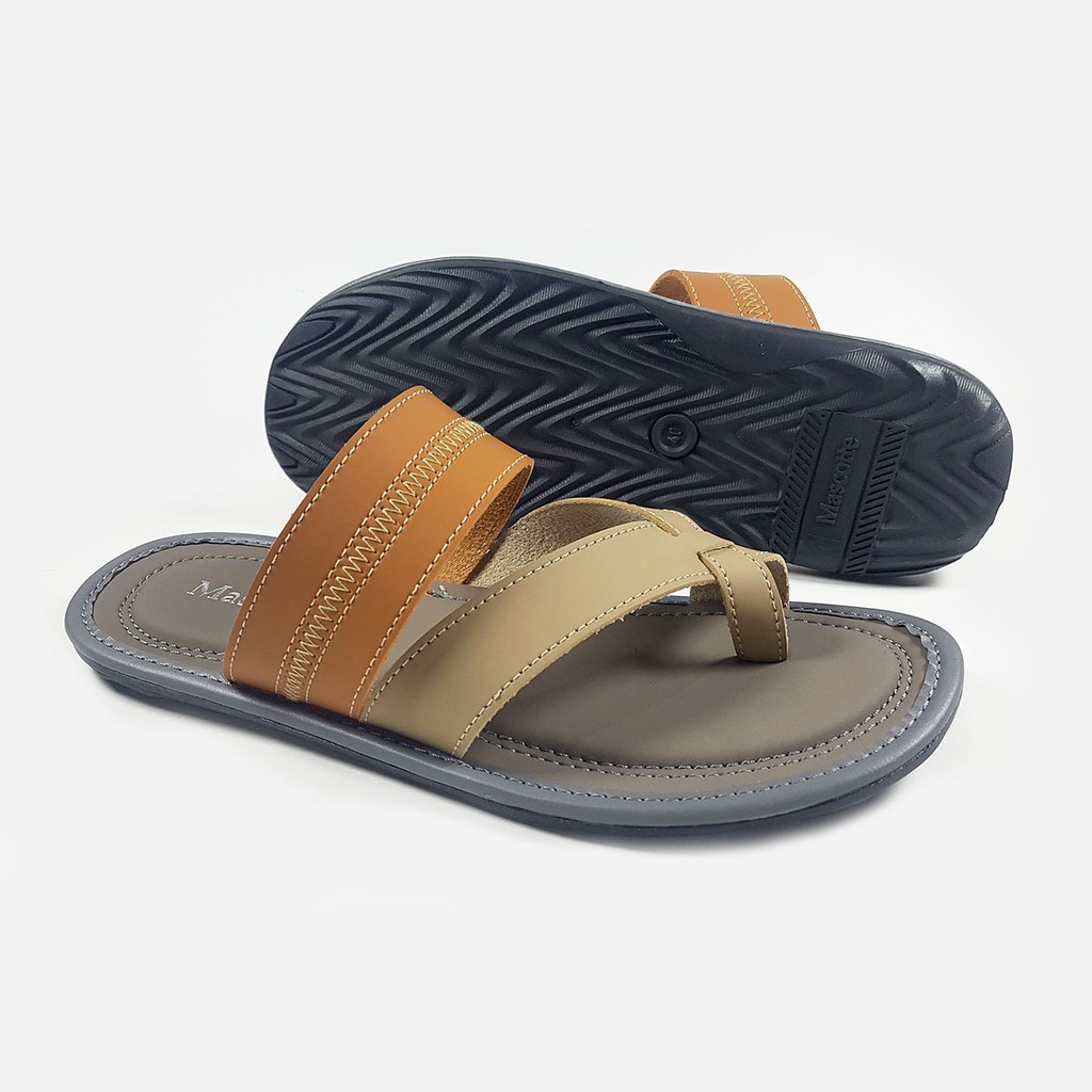 Mascotte LIPOSO Sandal Pria 975.280-283 [ Tan, Hitam dan Cream ] / Ramayana Jatinegara