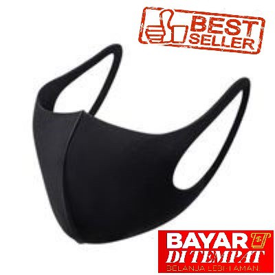 Masker Kain Korea Bahan Scuba - Bisa Dicuci - 1pcs