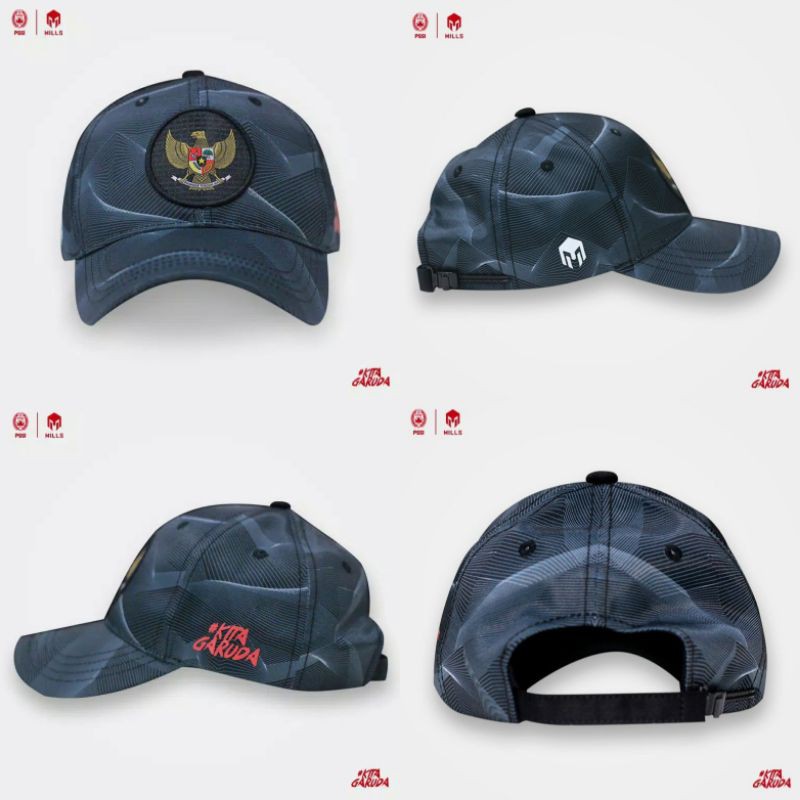 Topi Mills Garuda Caps A4 4002 Hitam