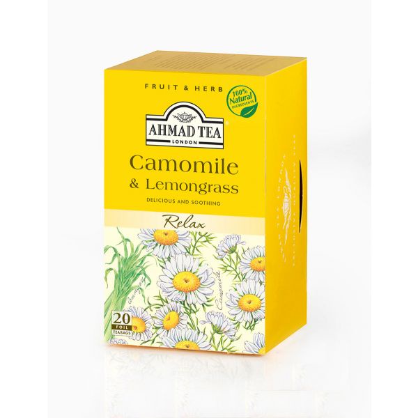 

AHMAD TEA - Camomile & Lemongras - Black Tea - 1 BOX