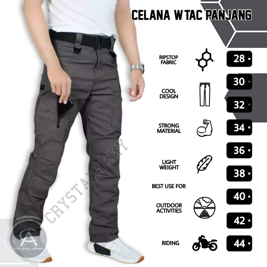 (COD) CELANA TACTICAL M-TAC-003 PANJANG | CELANA CARGO PDL