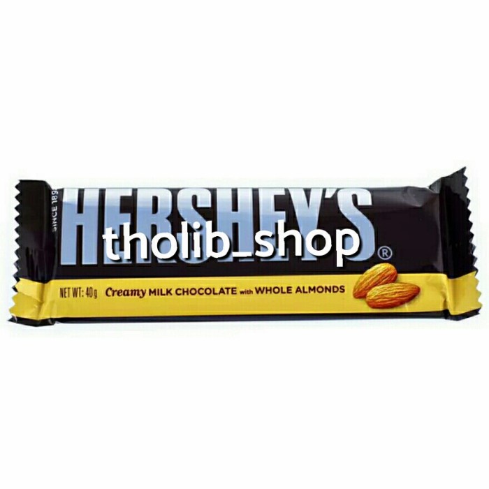 

Hershey's nuggets ceremy milk chocolate With whole almond 40gr